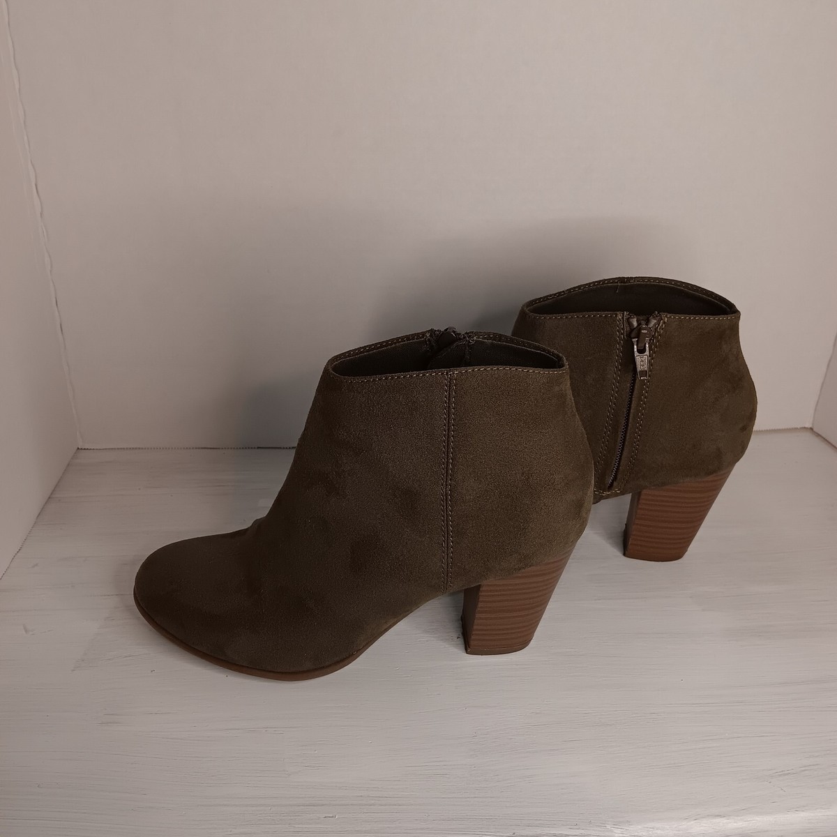 Block Heel Old Navy Suede Boots Old Navy Sueded Block Heel Booties