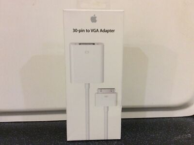 Apple 30-Pin auf VGA Adapter MC522ZM/B - nie benutzte Verpackung ungeöffnet!