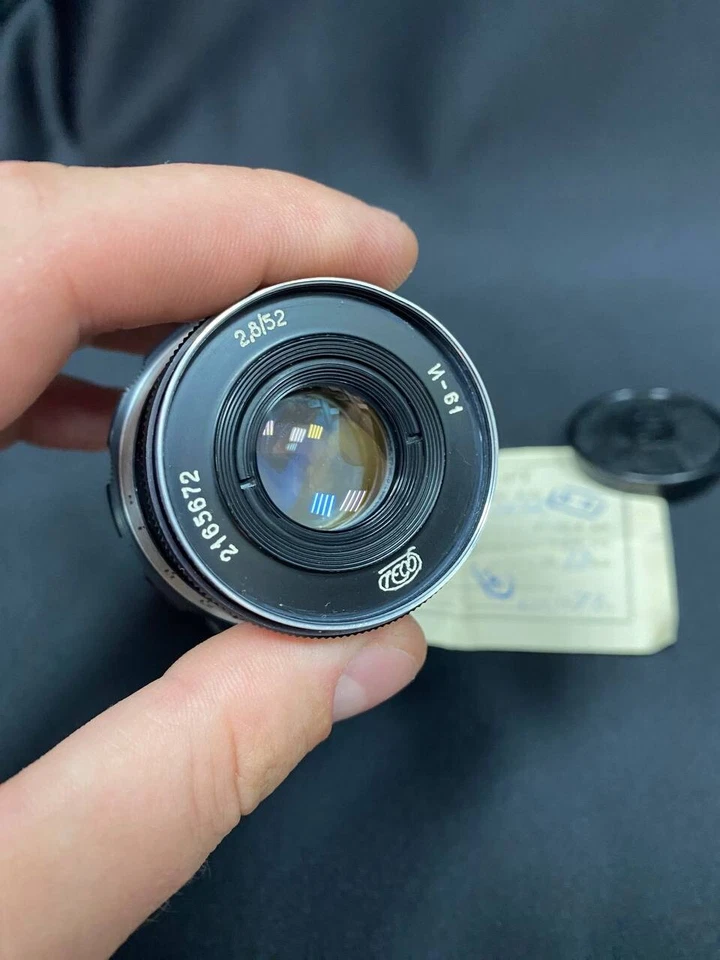 Soviet lens INDUSTAR-61  (2.8/53 mm) copy Leica M39 Zorki FED RF - Image 2 of 4