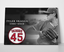 Tyler Skaggs 45 Poster or Canvas