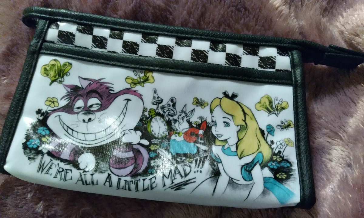 loungefly alice in wonderland clutch bag