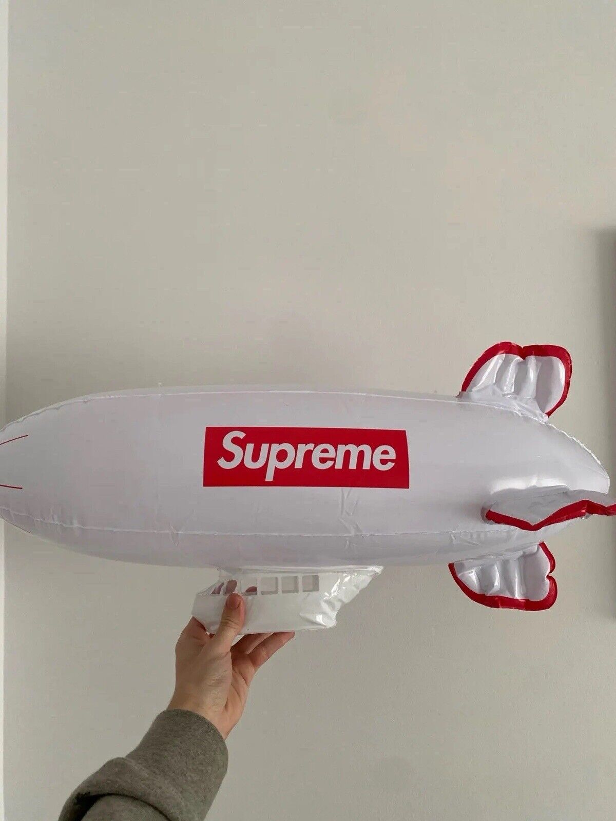 Supreme Inflatable Blimp With Cord – White And Red – St. John's ...