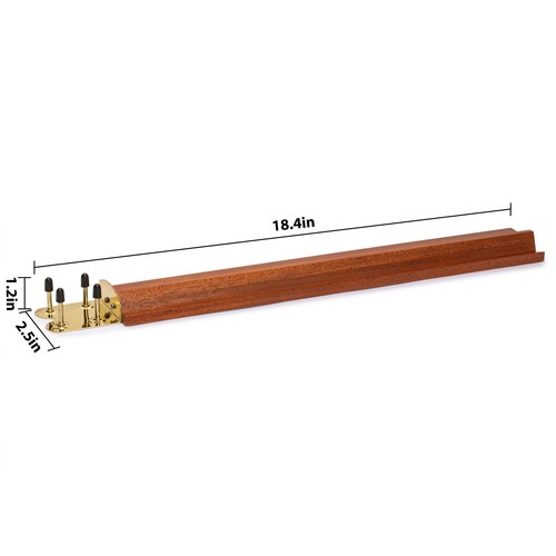 Classic Wooden Mahjong Racks, 18" - Mahogany Color - Set of 4 - Picture 4 of 6