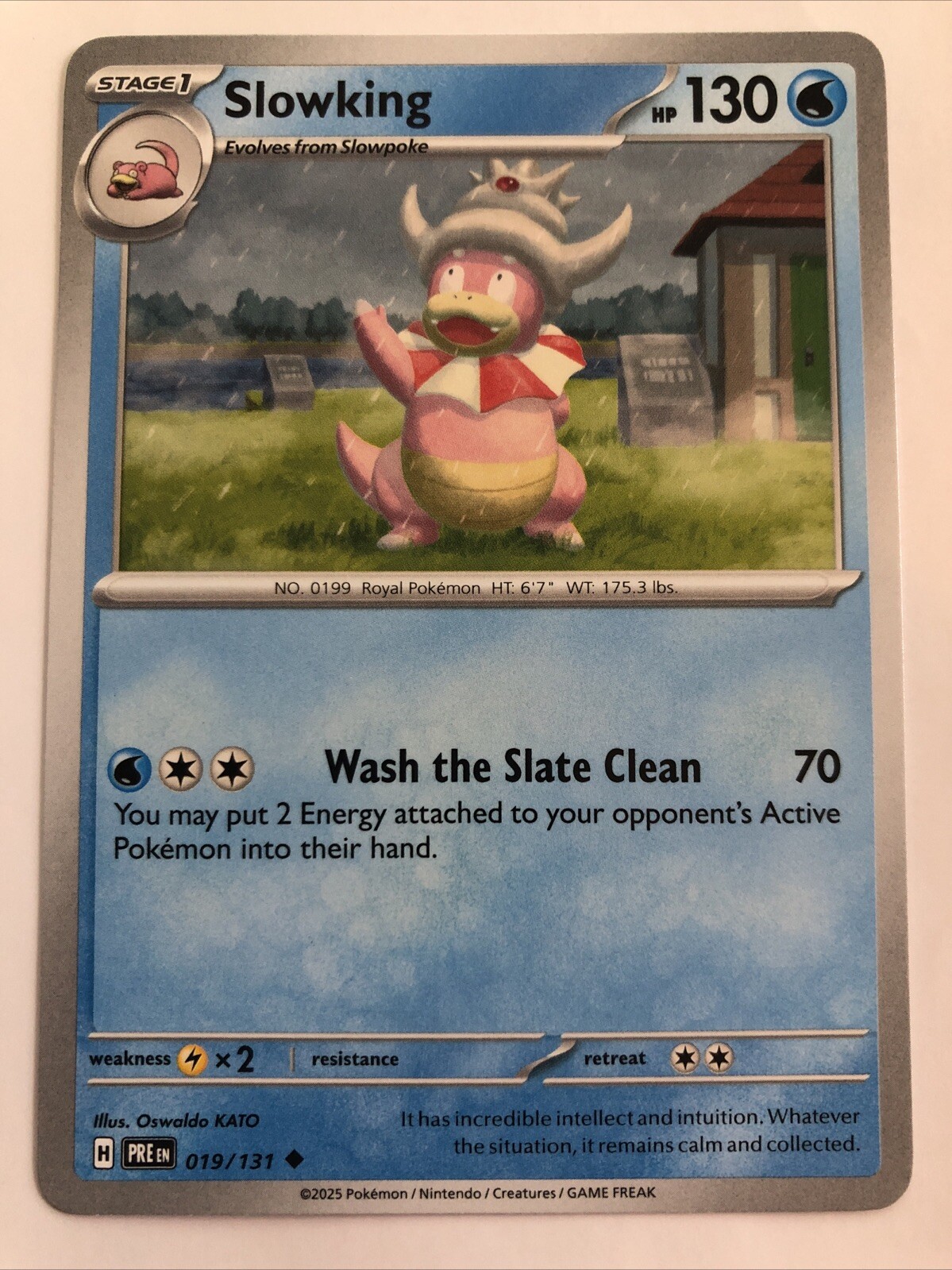Pokémon TCG Prismatic Evolutions Slowking 019/131 NM