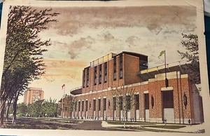 Notre Dame Stadium pre 1994 28” x 18” Print Free Same Day Shipping!