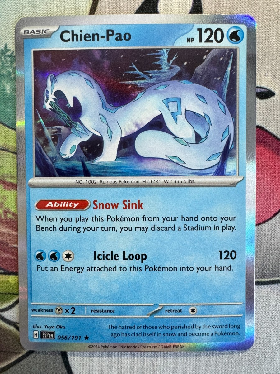 Chien様 Chien-Pao Holo English Pokemon TCG BKBN277 | eBay