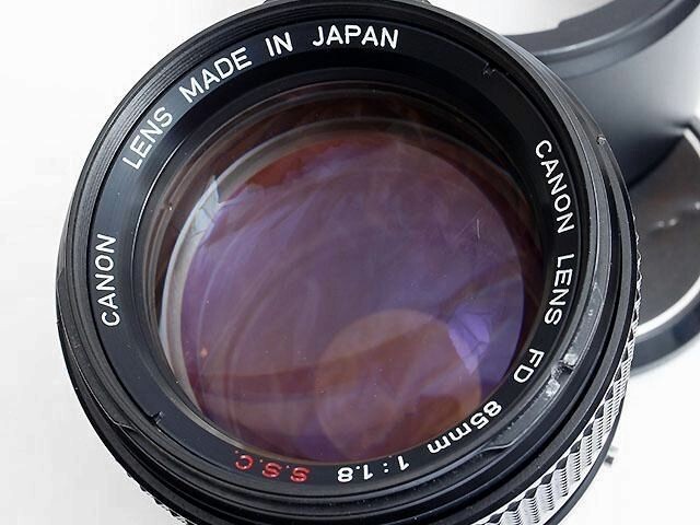 Canon FD 85mm F1.8 S.S.C. Telephoto Prime Lens Full Frame Canon FD 85mm F1.8 S.S.C. Telephoto Prime Lens Full Frame