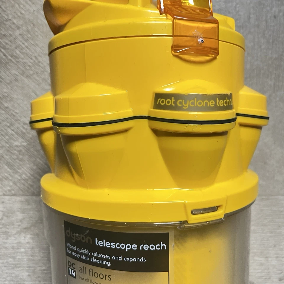 Dyson DC14 AMARILLO Conjunto Cubo de Polvo Suciedad Aspiradora Repuesto Bote Ciclón Foto 4 de 4