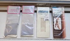 Knee High Stockings Various Brands/Colors New Old Stock Lot of 4 New In Package