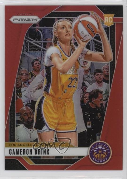 2024 Panini Prizm WNBA Red Prizm /299 Cameron Brink #127 Rookie RC