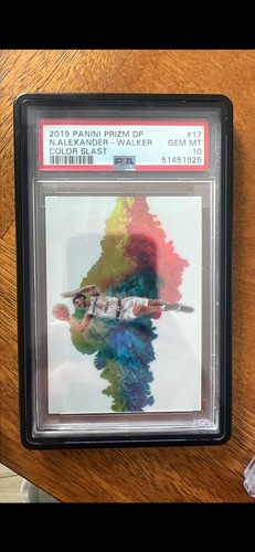 Nickeil Alexander Walker #17 2019 Panini Prizm Draft Picks Color Blast card