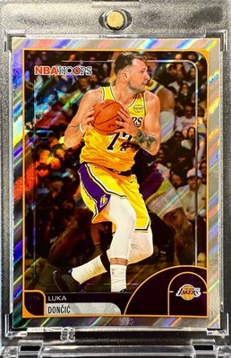 LUKA DONCIC RARE BLACK LIGHT BURST HOLOFOIL PARALLEL INVESTMENT CARD LAKERS MINT