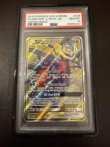 Garchomp & Giratina-GX graded PSA 10 for sale on eBay