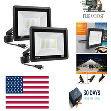 100w Led Flood Light Outdoor 2pack 10000lm Super Bright Ip66 Waterproof 100w Led Flood Light Outdoor 2pack 10000lm Super Bright Ip66 Waterproof