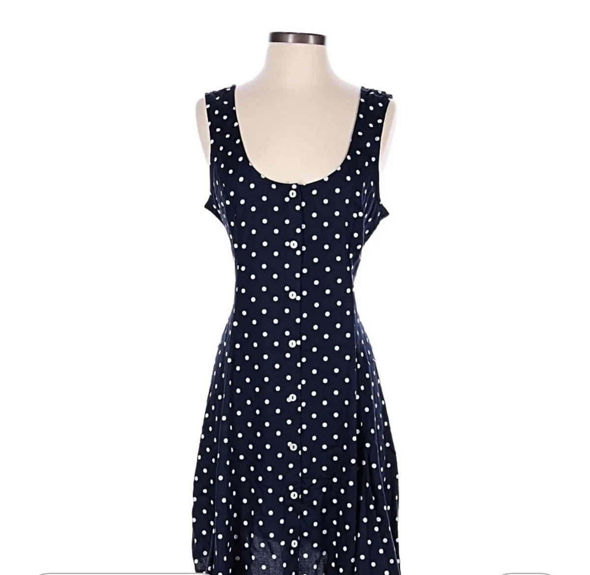 old navy blue polka dot dress Old Navy Polka Dot Dress main image 1