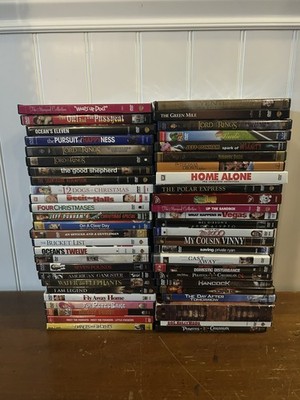 Lot of 50+ DVD Action Drama Comedy Romance SCI-FI Adventure USED READ FAST SHIP