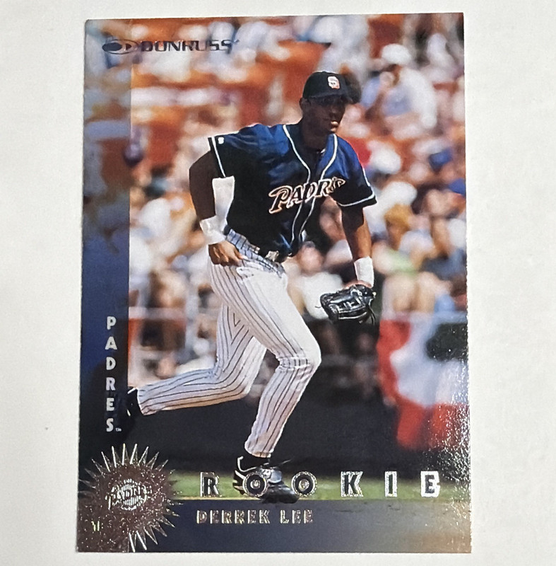 Donruss 1997 Derrek Lee Rookie Card #383 San Diego Padres MLB Baseball