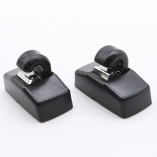 2 Pcs Black Sun Visor Clip Interior Holder Clip For Volkswagen Eos Gti Jetta Mk4