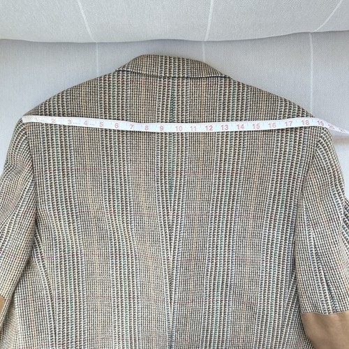 Reid & Taylor Scotland Wool Tweed Blazer Size 42R Houndstooth Sport Coat Jacket - Picture 19 of 24