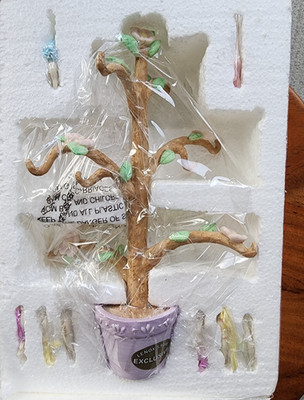 New in Box Lenox Easter Egg Dogwood Tree With 8 Ornaments