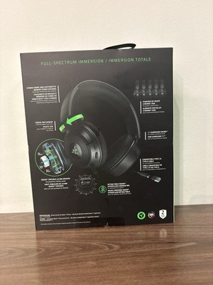 New Razer Kraken V4 X Over Ear Gaming Headset Black RZ04-05180100-R3U1