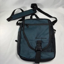 Rick Steves Europe Travel Gear Veloce Guide Bag For iPad Crossbody Blue Spruce