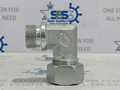EMB 90° Equal BOGEN HYDRAULIK SCHLAUCHVERSCHRAUBUNG DIN 2353 22mm LICHT SERIE...