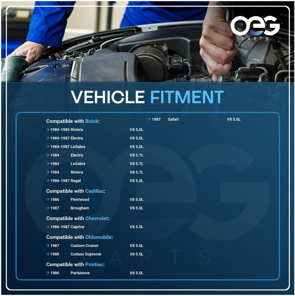 Новый генератор переменного тока для Buick LeSabre V8 5,0 л 84-86 10497082 1101324 1101302 1101304 - Изображение 4 из 4