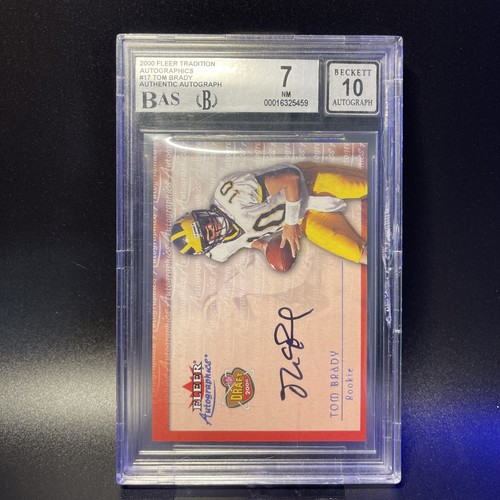 Tom Brady [Silver] 2000 Fleer Autographics card