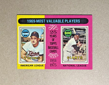 1975 Topps Baseball Most Valuable Players 1969 Card # 207 EXMT