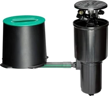 Rain Bird LG3HE In-Ground Impact Sprinkler Kit, Green/Black 