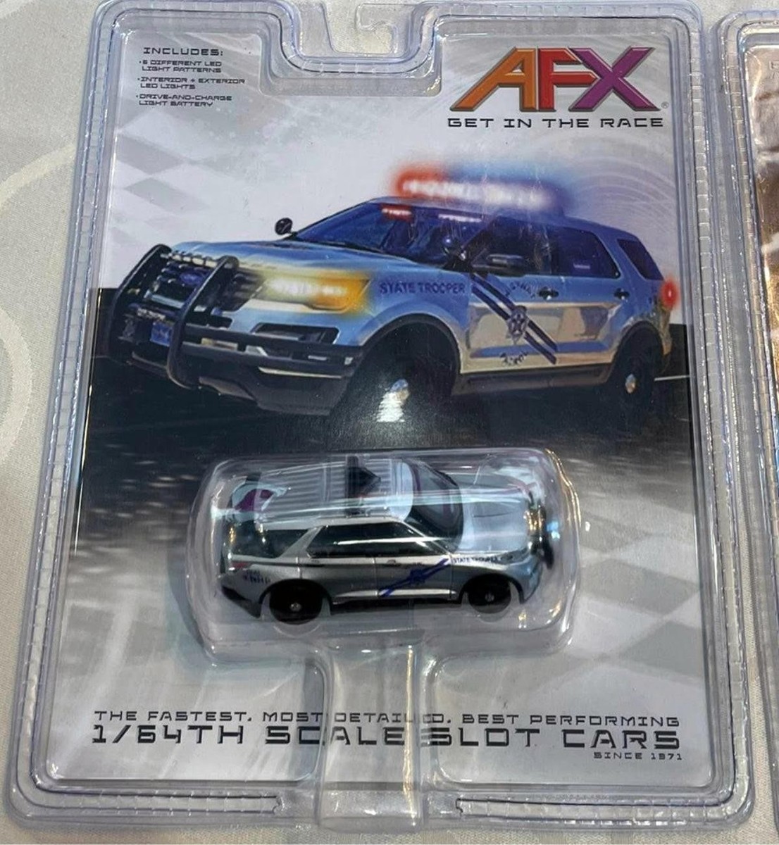 AFX Police Interceptor State Trooper Ford Explorer HO Slot Car