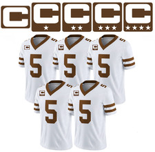 Brown Captain C Direct Thermal Transfer Iron On Football Patch Style