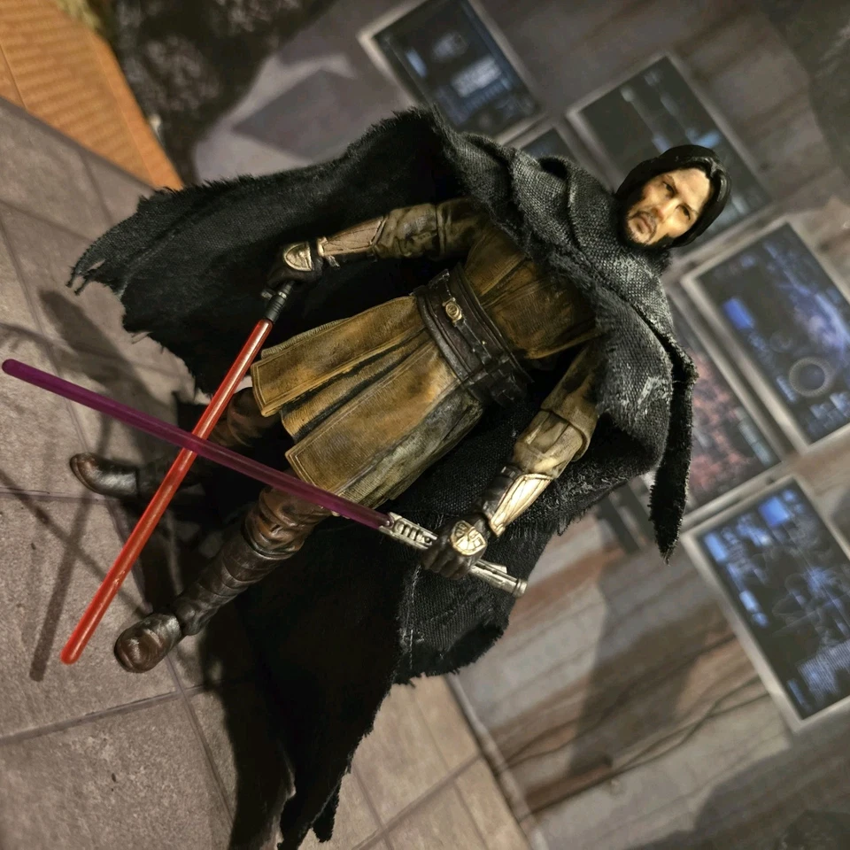 Star Wars Serie Negra Darth Revan Keanu Reeves Mandaloriano Personalizado John Wick Lote Foto 4 de 4