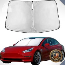Windshield Sun Shade for Tesla Model 3 Model Y 2017-2026 Foldable