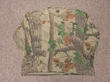 Vintage 90s Jerzees Realtree Camo Distressed Pocket Hunting Shirt 2XL Grunge