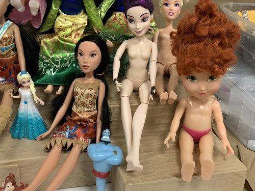 Enorme Lote Muñecas Disney Príncipe Princesa Sirena Congelada Mulan Alladin Pocahontas - Imagen 11 de 20