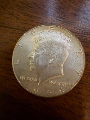 1964 Kennedy Half Dollar 90% Silver, Circulated