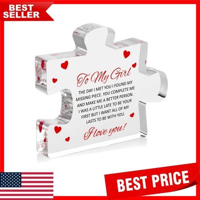 Charming Engraved Acrylic Puzzle Piece - The Perfect Gift for Your Loved One