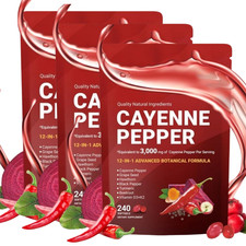 pack 3 Cayenne Pepper Softgels Supplement, Supports Leg VeinHeart- Blood Vessel