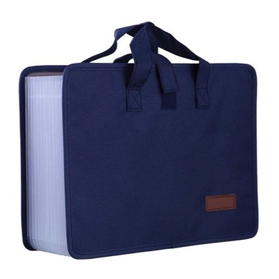 13 Pockets Expander File Folder Document Organizer with Handle A4 Size3049