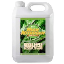 High Nitrogen Flower, Vegetable, Plant & Lawn Food/Fertiliser | 5 Litre Bottle 2.60 per litre