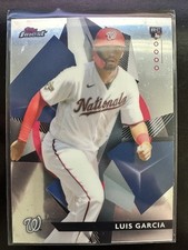 Luis Garcia 2021 Topps Finest Rookies Design Variation Nationals