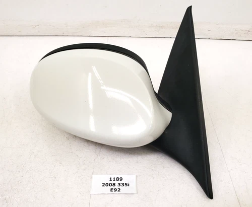 ✅ 07-09 OEM BMW E92 E93 Right Passenger Side Heated Mirror Assembly White 300