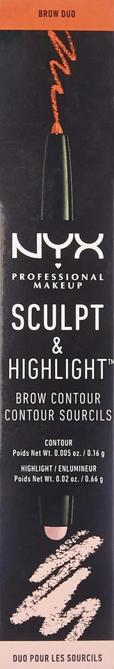 NYX ПРОФЕССИОНАЛЬНЫЙ МАКИЯЖ Скульптура и Выделение Контура Бровей, Карандаш для Бровей, Au... - Изображение 2 из 4