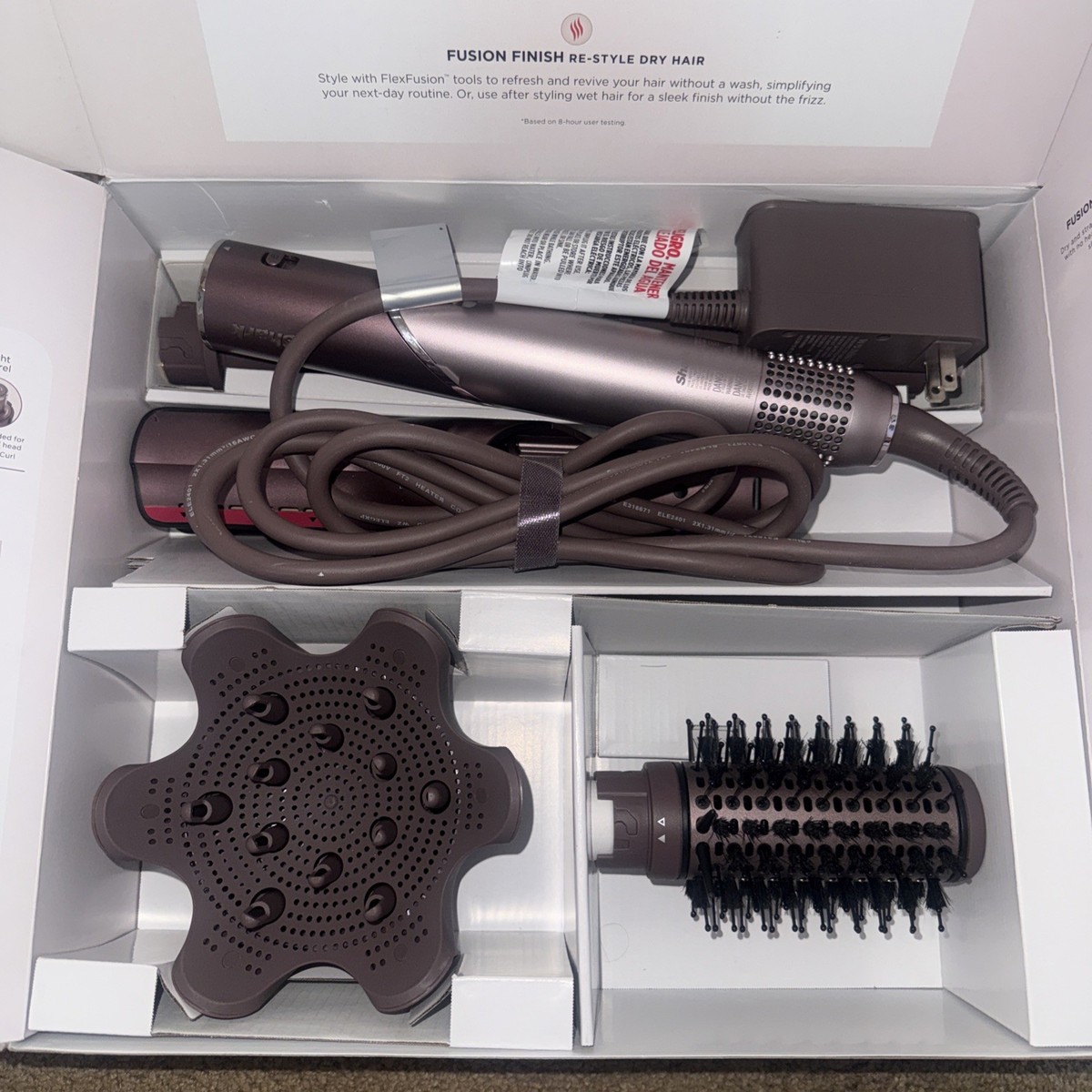 Shark FlexFusion HD642S Air Styler & Ceramic Straightener Hair