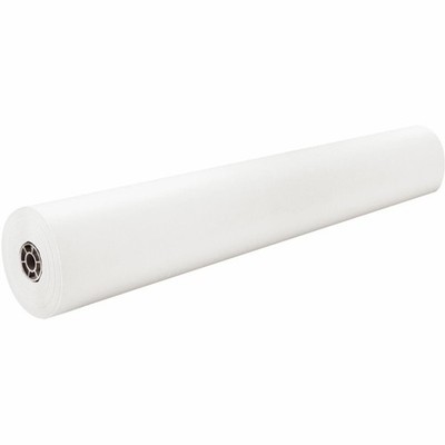 Rainbow Duo-Finish Kraft Paper Roll 36 Inches x 1000 Feet White Shipping Packing
