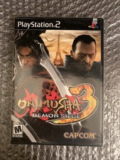 Onimusha 3: Demon Siege (Sony PlayStation 2, 2004) New Sealed First Print
