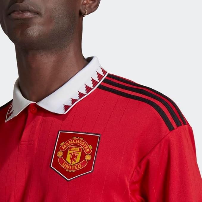 adidas Manchester United Mサイズ レッドシャツ Men's adidas Red Manchester United US Pack Full-Button