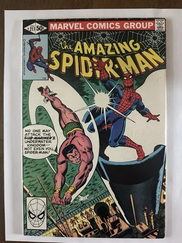 AMAZING SPIDER-MAN #211 COPPER AGE 1981 MARVEL COMICS Higher Grade